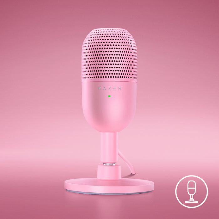 Razer Seiren V3 Mini Streaming Microphone | Tap-to-mute Sensor | Adjustable Shock Mount | Plug and Play | Supercardioid