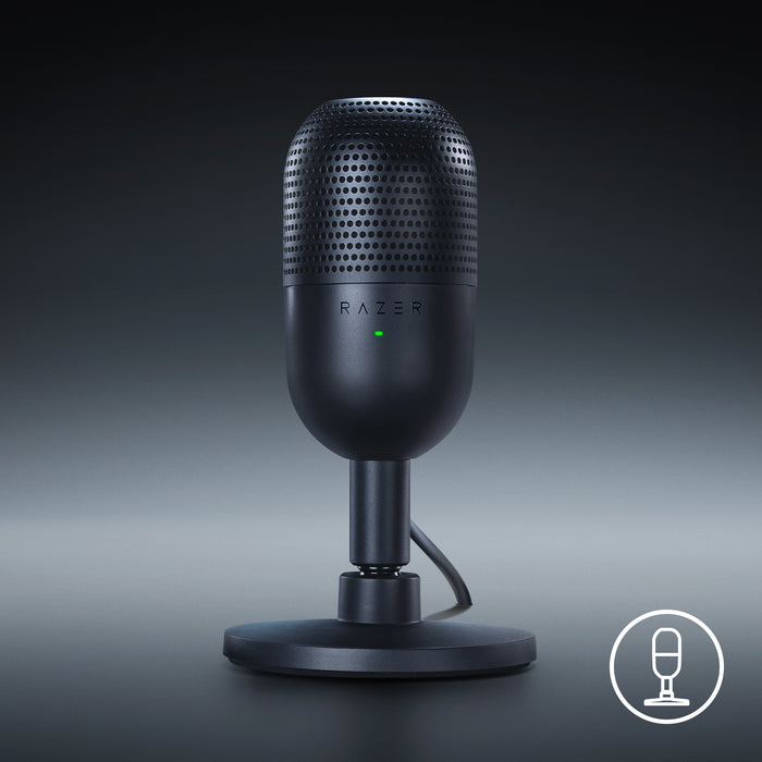 Razer Seiren V3 Mini Streaming Microphone | Tap-to-mute Sensor | Adjustable Shock Mount | Plug and Play | Supercardioid