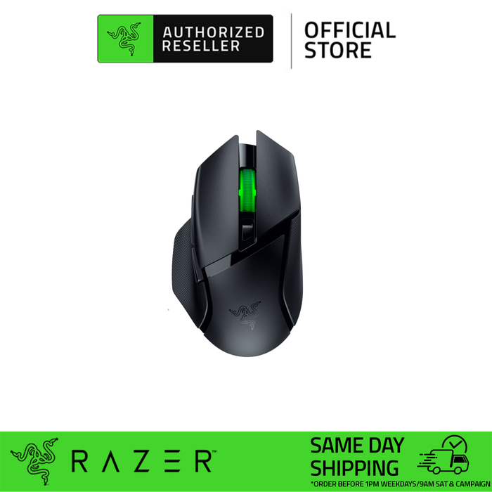 Razer Basilisk V3 X HyperSpeed - Customizable Wireless Gaming Mouse with RGB Lighting