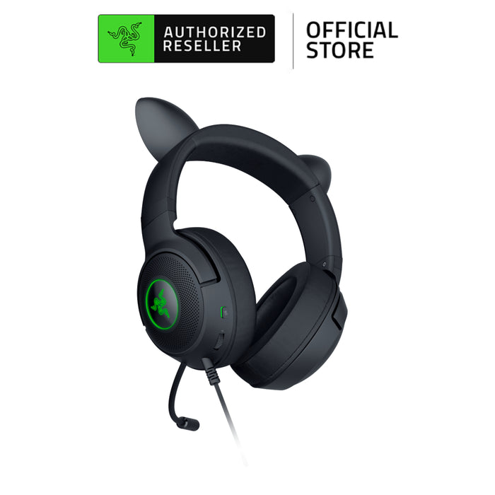 Razer Kraken Kitty V2 Pro Wired RGB Gaming Headset with Interchangeable Ears | Stream Reactive Lighting | Detachable Mic