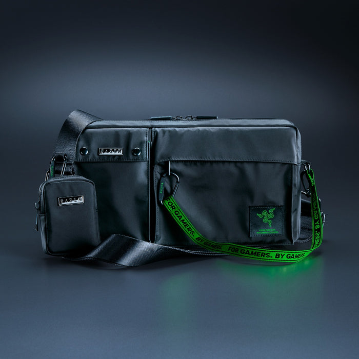 Razer Xanthus Water Repellent Nylon Crossbody Bag