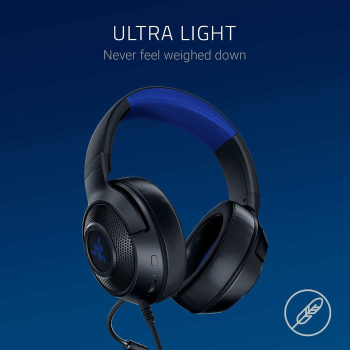 Razer Kraken X Lite Wired Console Gaming Headset | Ultra Light | Analog 3.5mm | Cross Platform | Ergonomic | Over Ear