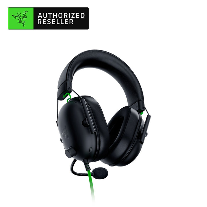 Razer BlackShark V2 X Multi-Platform Wired E-Sports Headset (Black/Green/White)