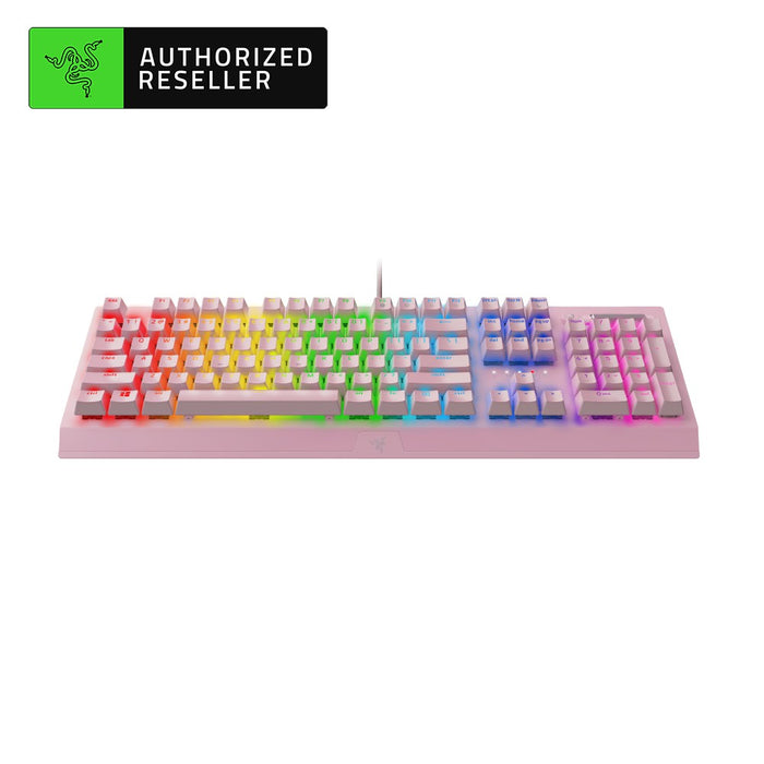 Razer BlackWidow V3 Quartz Mechanical Gaming Keyboard with Razer Chroma RGB