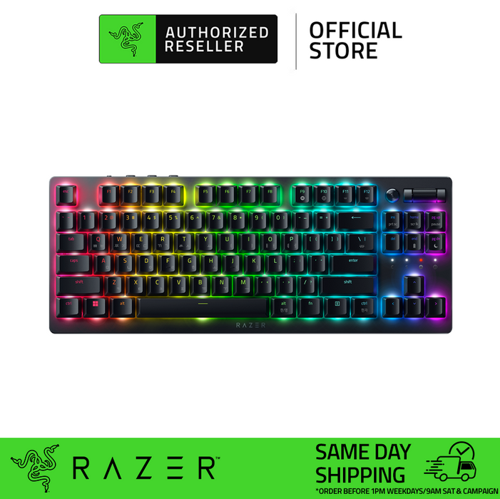 DeathStalker V2 Pro Tenkeyless - Wireless Low-Profile RGB Tenkeyless Optical Keyboard