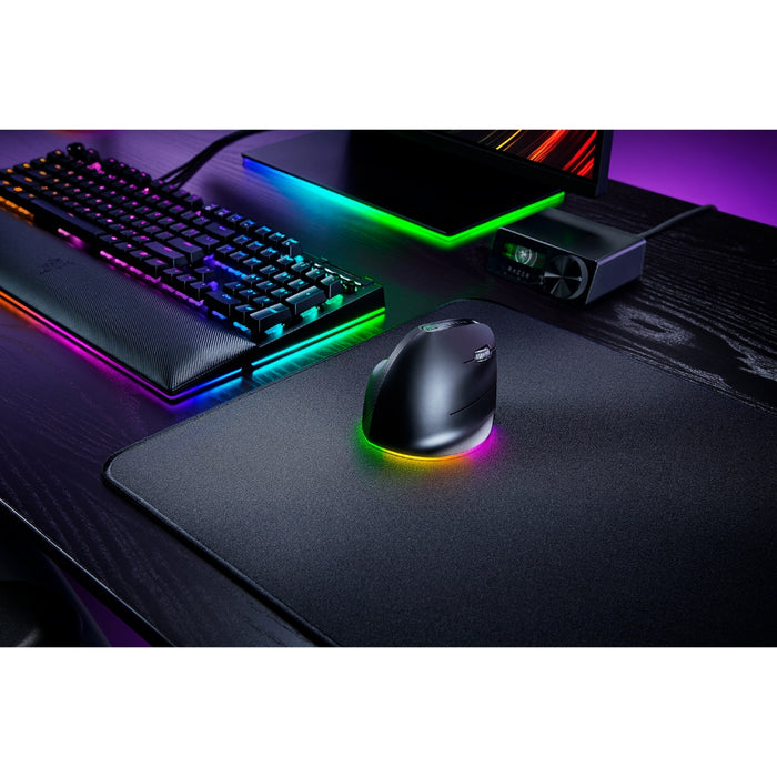 Pro Click V2 - Vertical Edition | Vertical 6-Button Ergo Design | AI Prompt Master | 18-Zone Lighting with Underglow