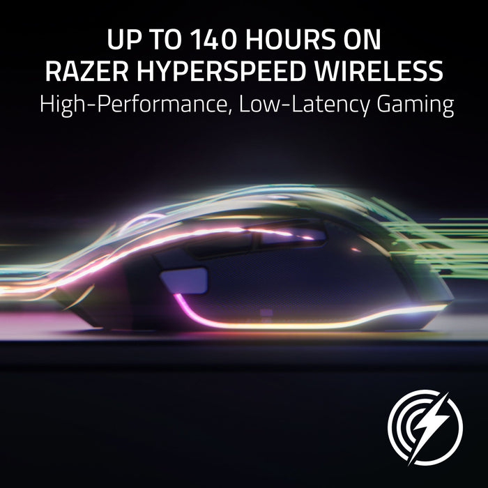 Razer Basilisk V3 Pro 35K Wireless Gaming Mouse - Phantom Green Edition | HyperScroll Tilt Wheel | Focus Pro 35K Optical