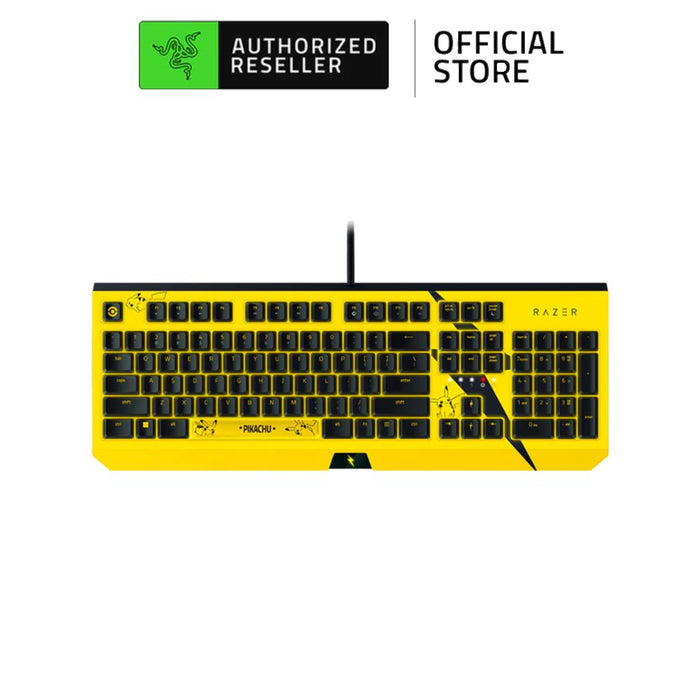 Razer BlackWidow Essential Mechanical Gaming Keyboard Pokemon Pikachu Edition
