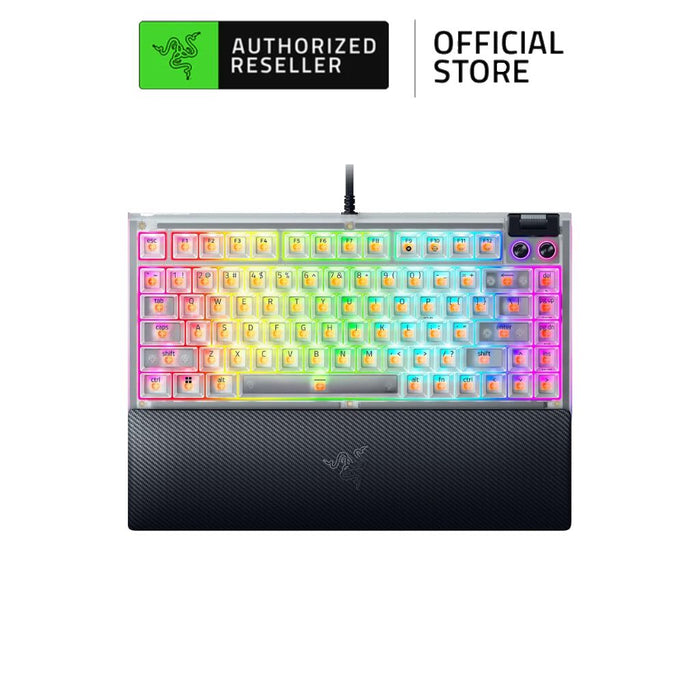[Pre Order ETA End of Nov] Razer BlackWidow V4 75% Mechanical Gaming Keyboard Phantom White