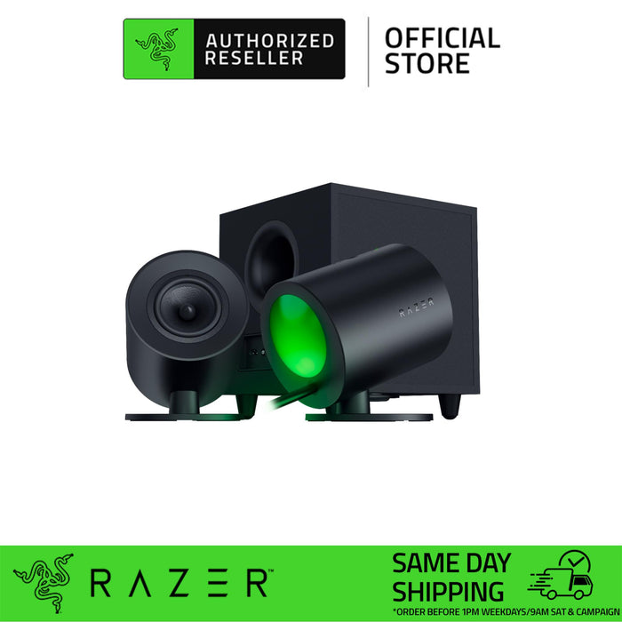 Razer Nommo V2 - Full-Range 2.1 PC Gaming Speakers with Wired Subwoofer