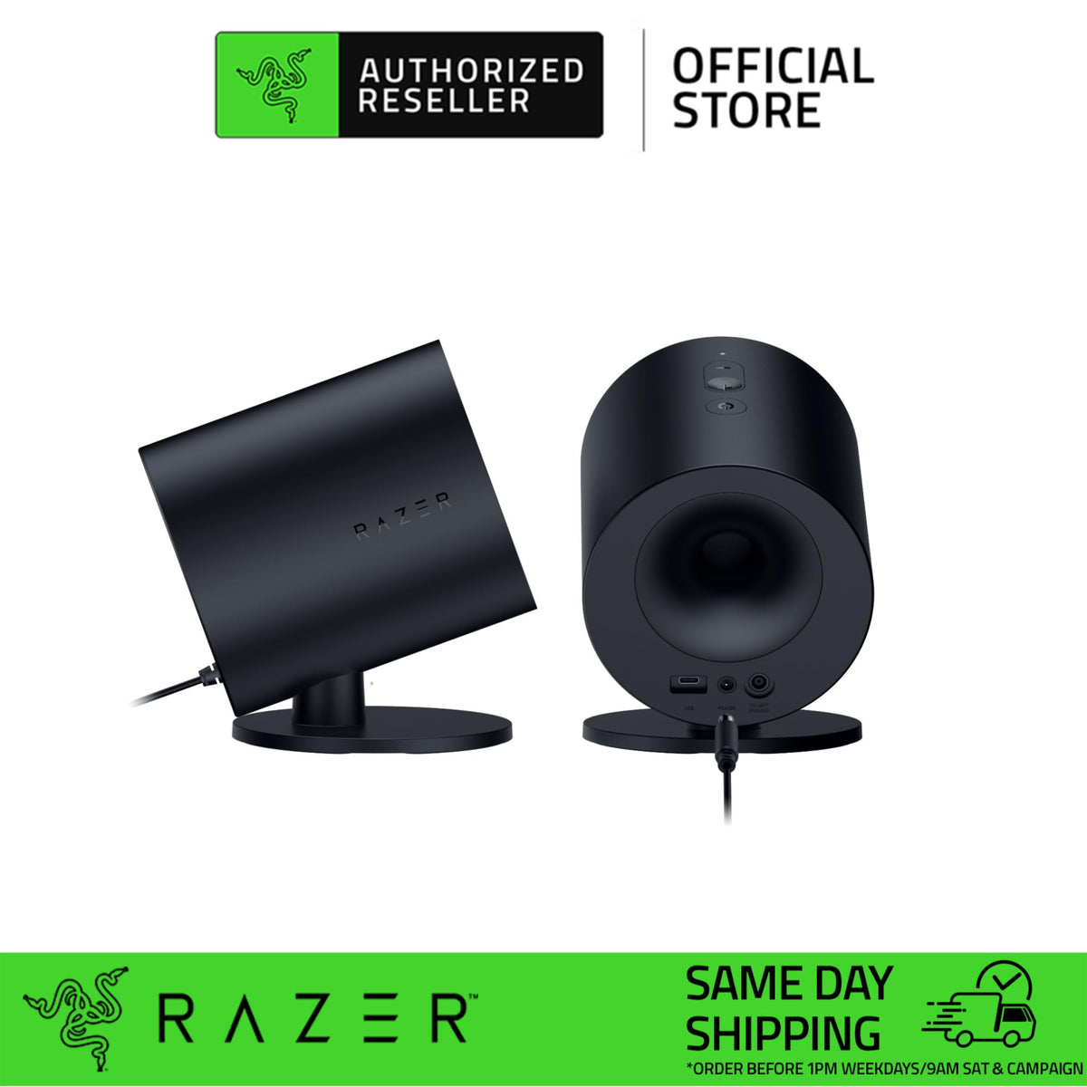Razer Nommo V2 X FullRange 2.0 PC Gaming Speakers — Razer Flagship Store