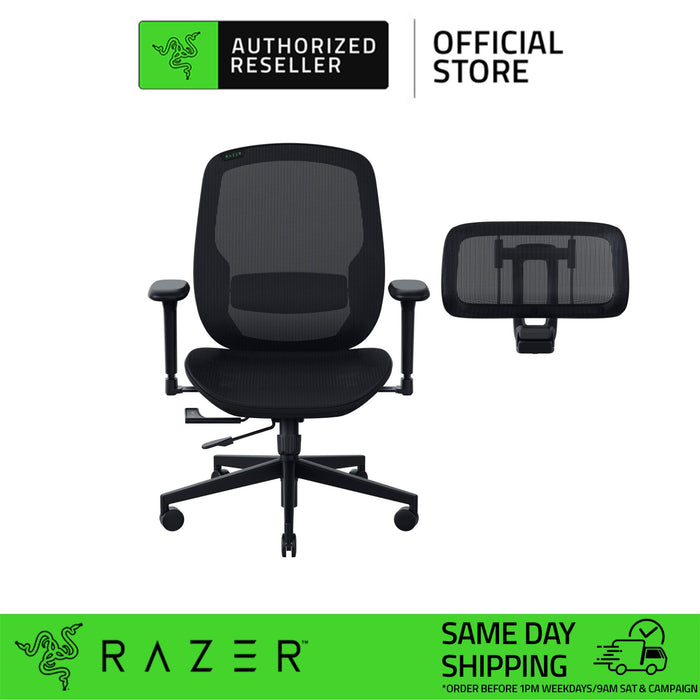 Razer Fujin Breathable Mesh Ergonomic Gaming Chair 3D Padded