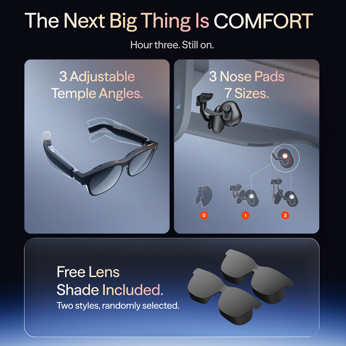 VITURE Pro 2 AR/XR Glasses UltraClarity 3.0/-5.0D/50° FOV/1600 Nits (146")