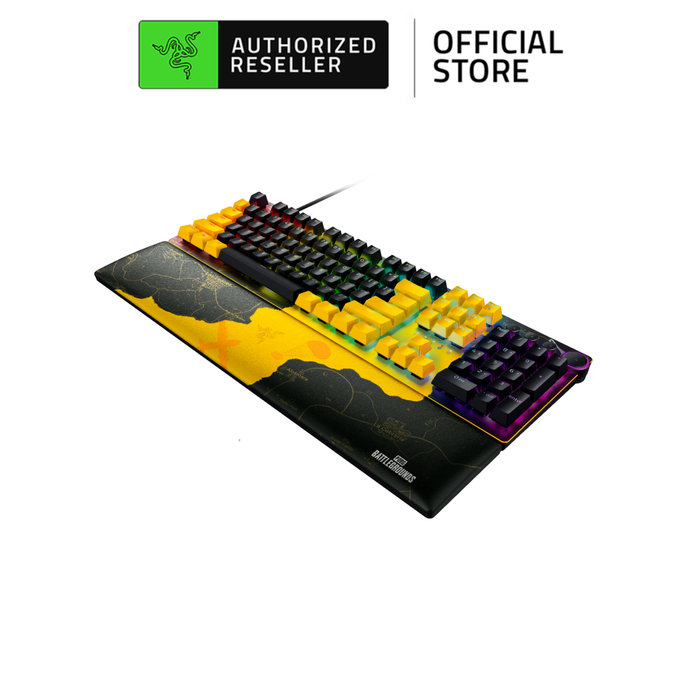 Razer Huntsman V2 - Linear Optical Switch - US - PUBG: BATTLEGROUNDS Edition - Optical Gaming Keyboard with Near-zero Input Latency