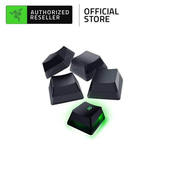 Razer Phantom Keycap Upgrade Set - Unique Stealth Pudding Design for Shine-through Razer Chroma RGB Lighting