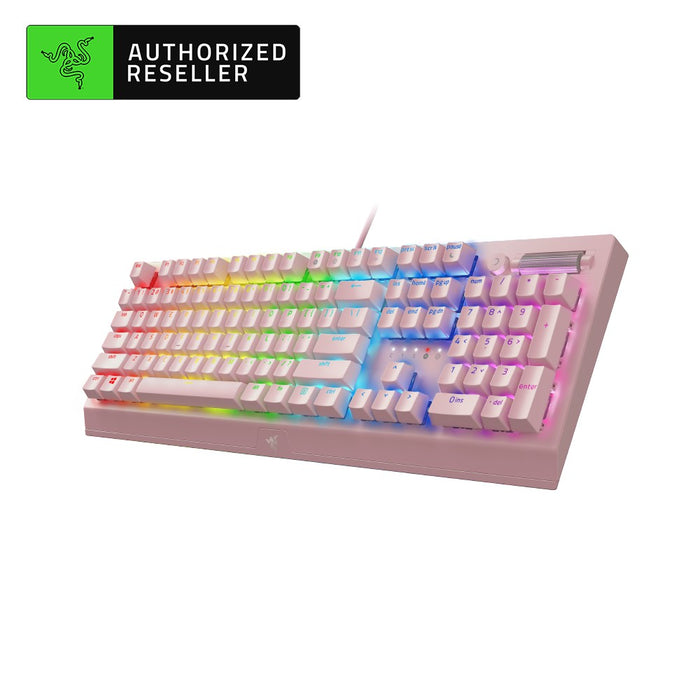 Razer BlackWidow V3 Quartz Mechanical Gaming Keyboard with Razer Chroma RGB