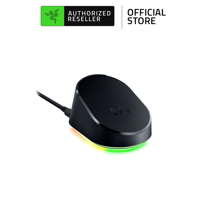 Mouse Dock Pro + Wireless Charging Puck Bundle - Wireless Mouse Charging Dock with Integrated 4KHz Transceiver