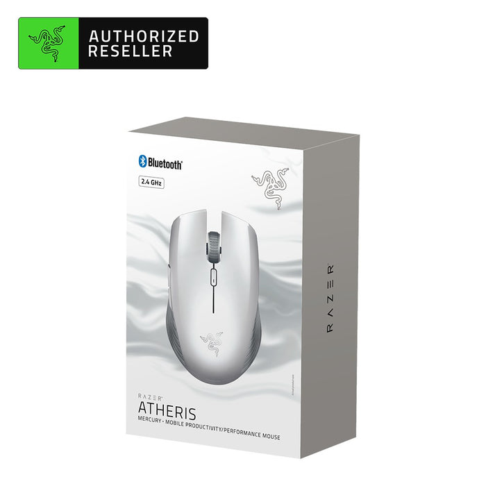 Razer Atheris - Ultimate Wireless Notebook Ergonomic Mouse (Mercury/Black)