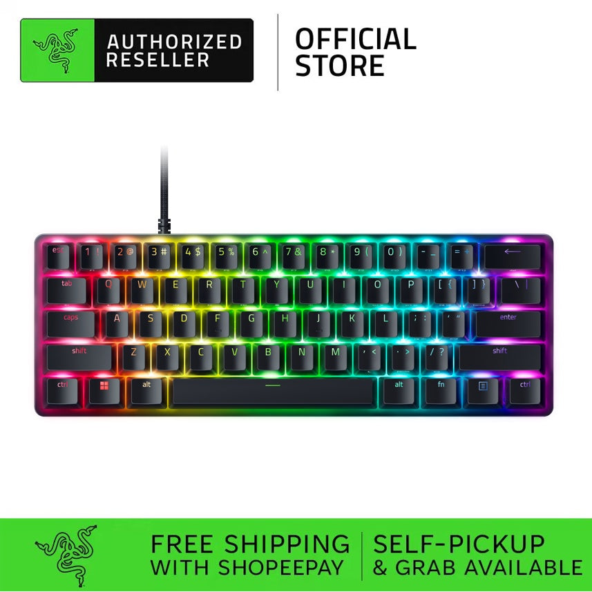 キーボード RAZER HUNTSMAN MINI - 60% OPTICAL GAMING Amazon | Razer Huntsman Mini (Red Switch) - Compact Gaming