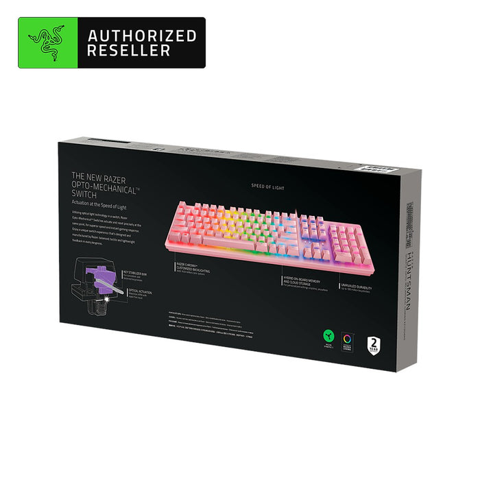Razer Huntsman Opto Mechanical Switch Gaming Keyboard - Quartz