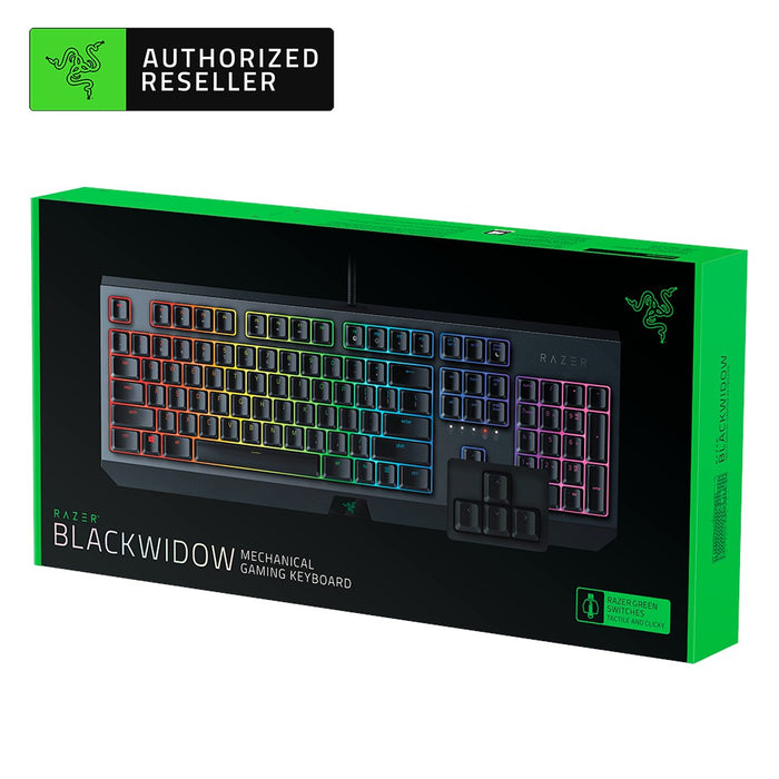 Razer Blackwidow Gaming Keyboard with Razer Green Mechanical Switches