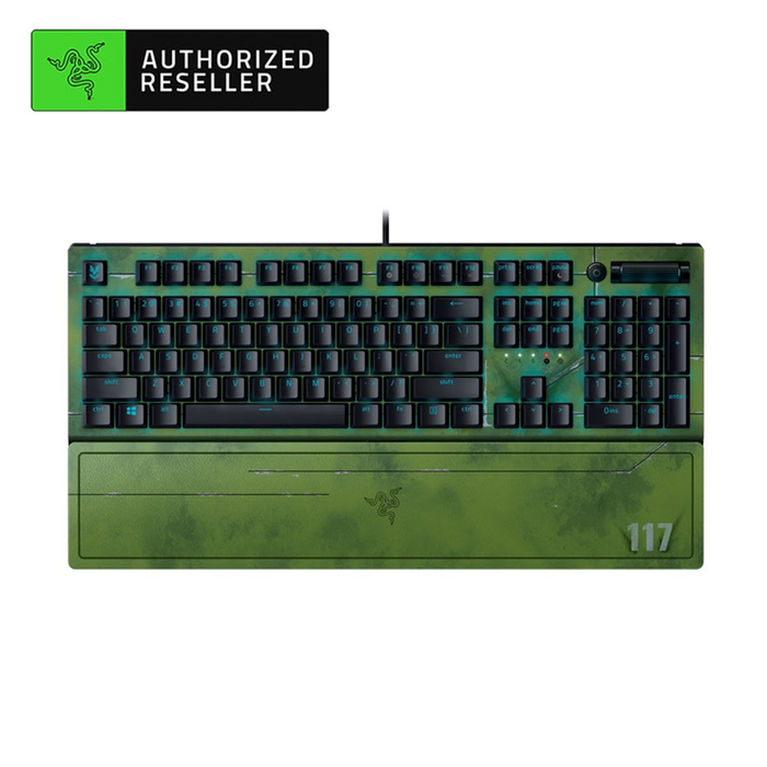 Razer BlackWidow V3 - Green Switch - US - Halo Infinite Mechanical Gaming Keyboard with Razer Chroma RGB