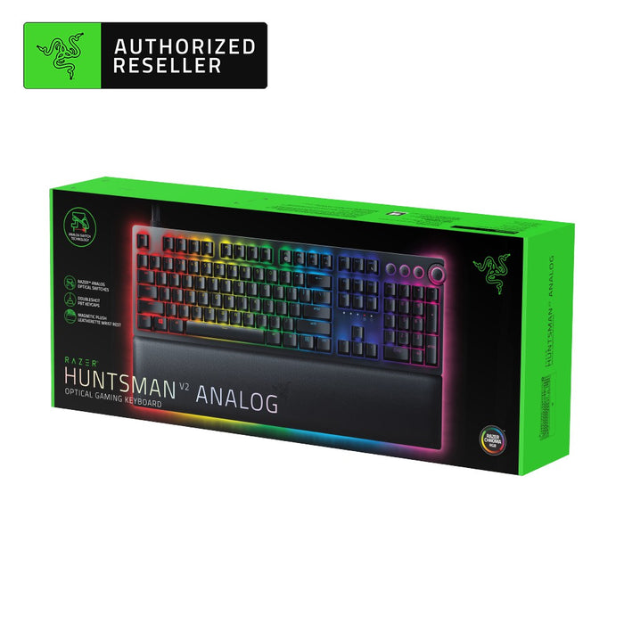 Razer Huntsman V2 Analog - Gaming Keyboard with Razer™ Analog Optical Switches