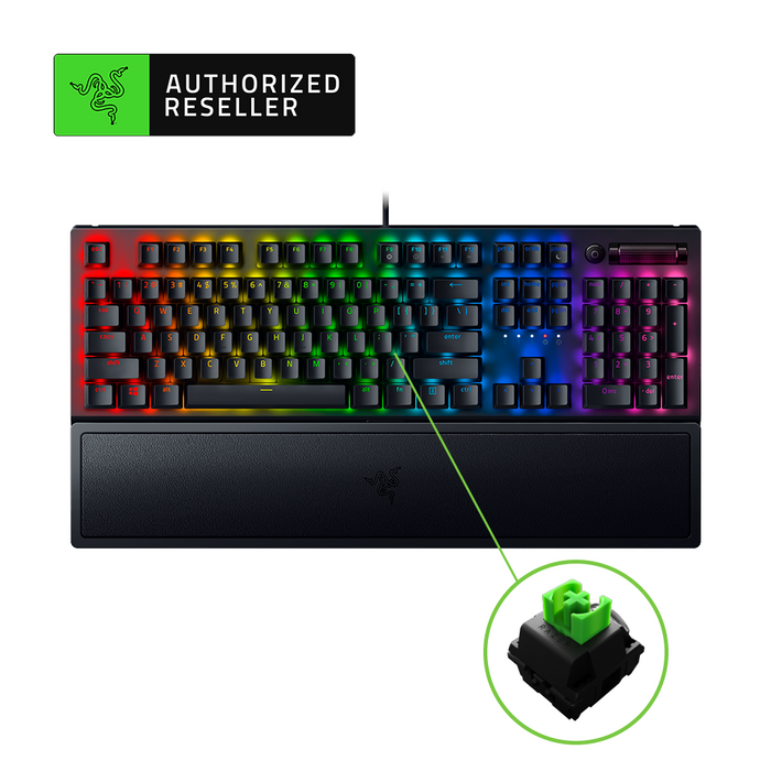 Razer BlackWidow V3 Pro - Wireless Full-height Mechanical Gaming Keyboard with Razer Chroma RGB