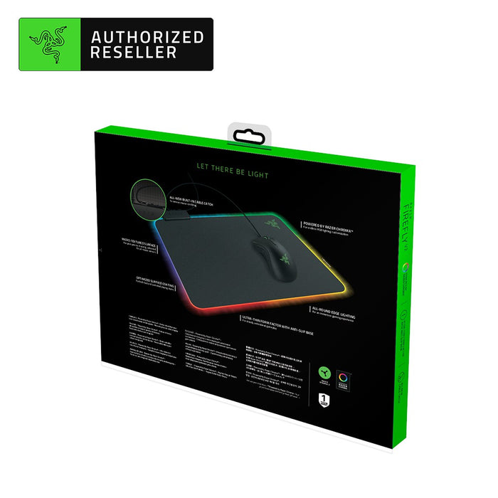 Razer Firefly V2 Micro-Textured Gaming Surface Mouse Mat with Razer Chroma